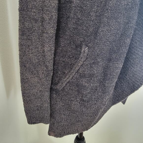 Barefoot‎ Dreams CozyChic Lite Gray Wrap Open Front Cardigan Sz XS / Small - Picture 7 of 14